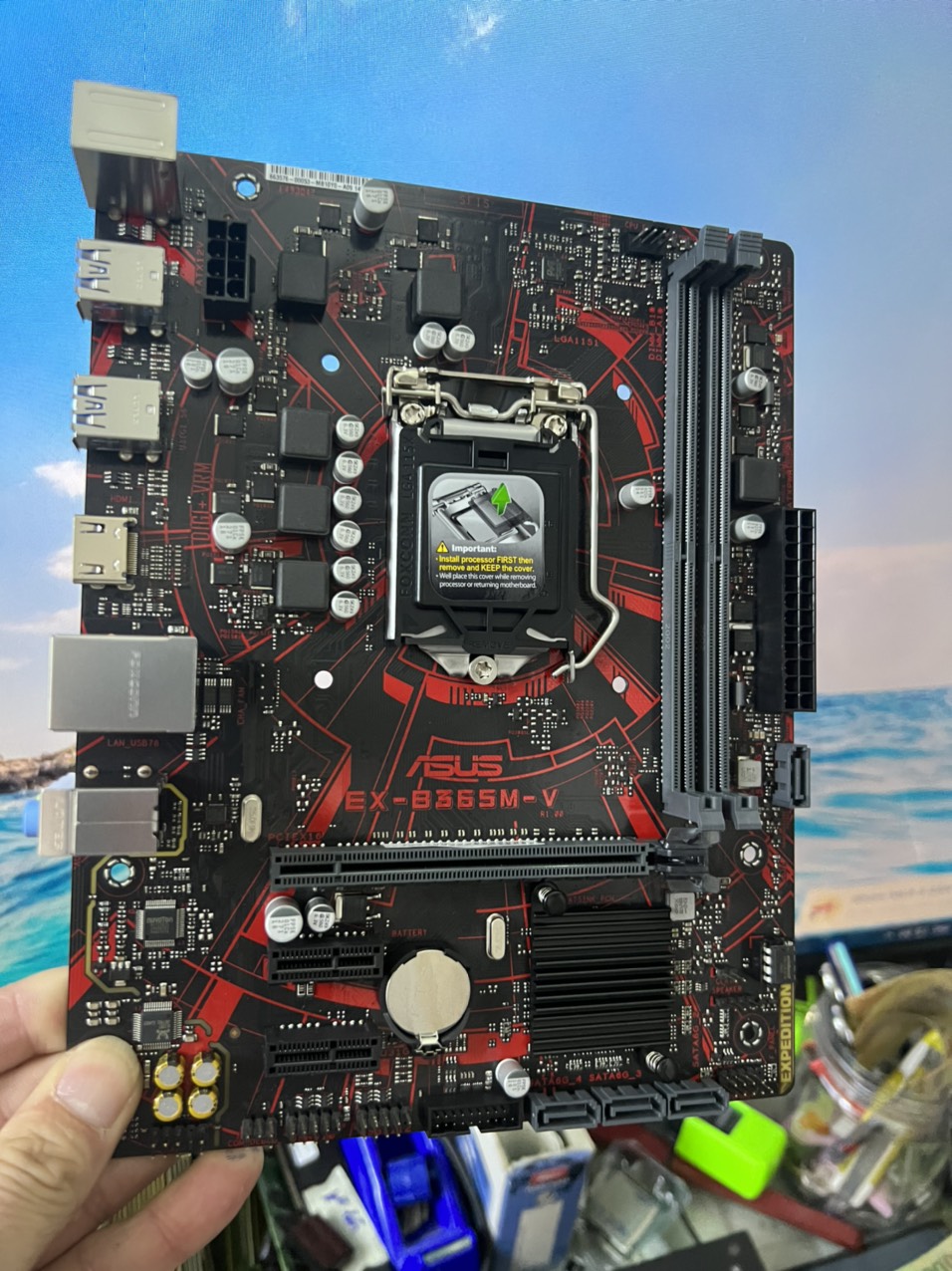 Bo Mạch Chủ (Mainboard) ASUS EX-B365M-V (HÀNG CHÍNH HÃNG)