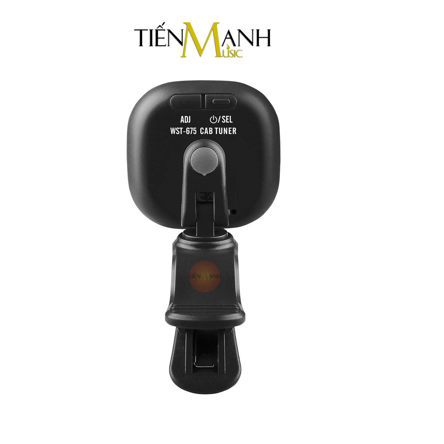 [Pin Sạc] Máy Lên Dây Đàn Guitar, Ukulele, Violin Cherub WST-675 Chỉnh âm Bass, Chromatic Clip on Tuner WST675 Tuning WST 675 Hàng Chính Hãng - Kèm Móng Gẩy DreamMaker