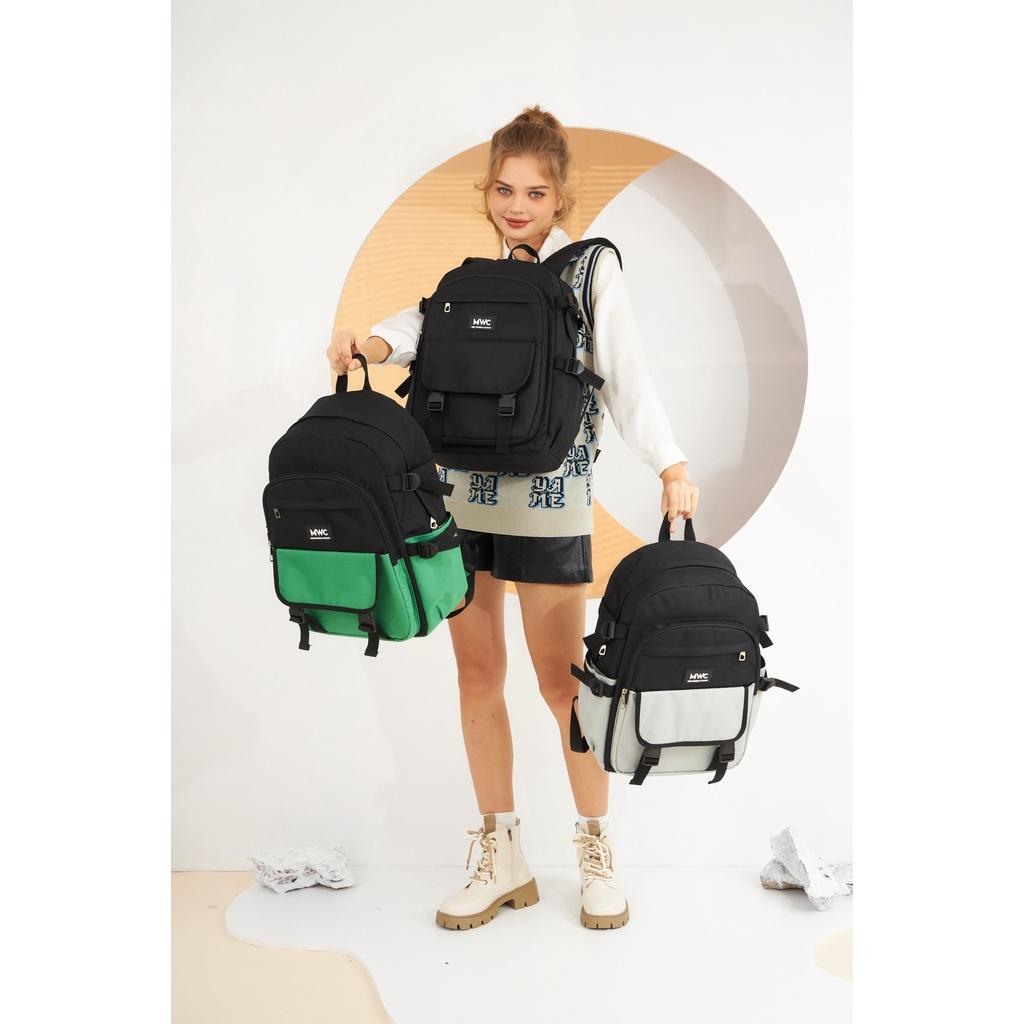 BALO MWC 1159 - Balo Unisex Chống Sốc Chống Nước Nhiều Ngăn Siêu Tiện Lợi, Phối Màu Thời Trang
