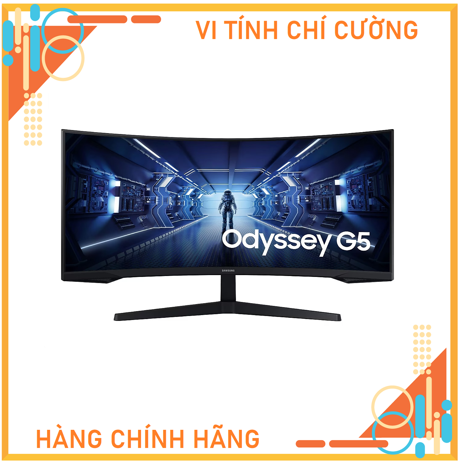 Màn Hình Cong Gaming Samsung LC34G55TWWEXXV ( 34 Inch WQHD VA (3,440 x 1,440) 165Hz / 1ms / DP 1.4 / HDMI / Jack Audio 3.5 / Freesync ) - Hàng Chính Hãng