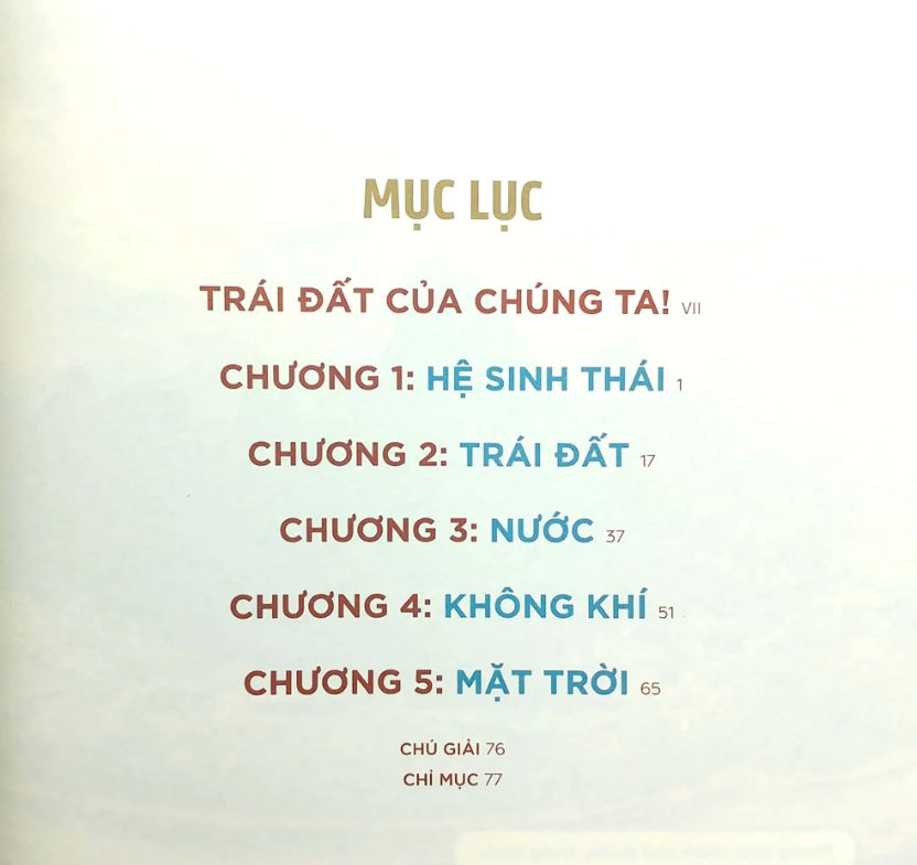 Nhà khoa học nhí. Trái Đất của chúng ta - Nước, không khí và sự sống trong sinh quyển