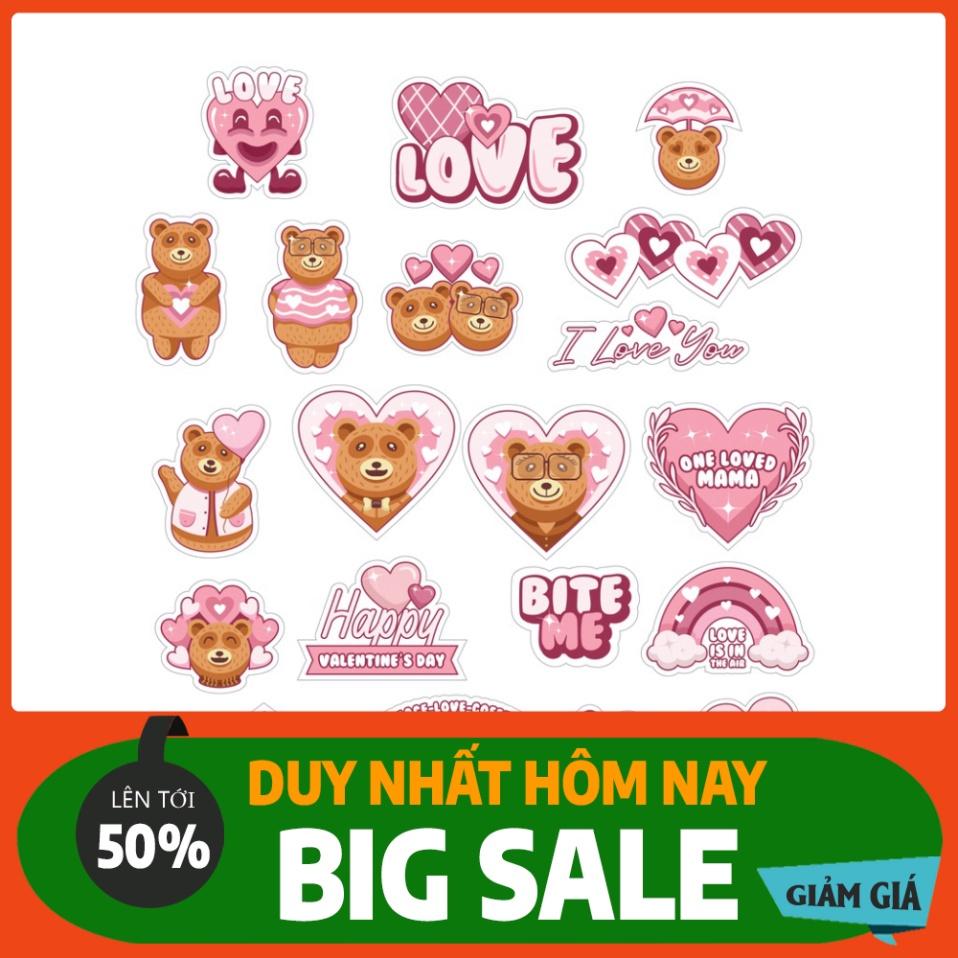 Combo 10 sheet sticker dán đồ chơi cực xinh xắn, phù hợp cho sổ tay, laptop, mũ bảo hiểm và vali.
