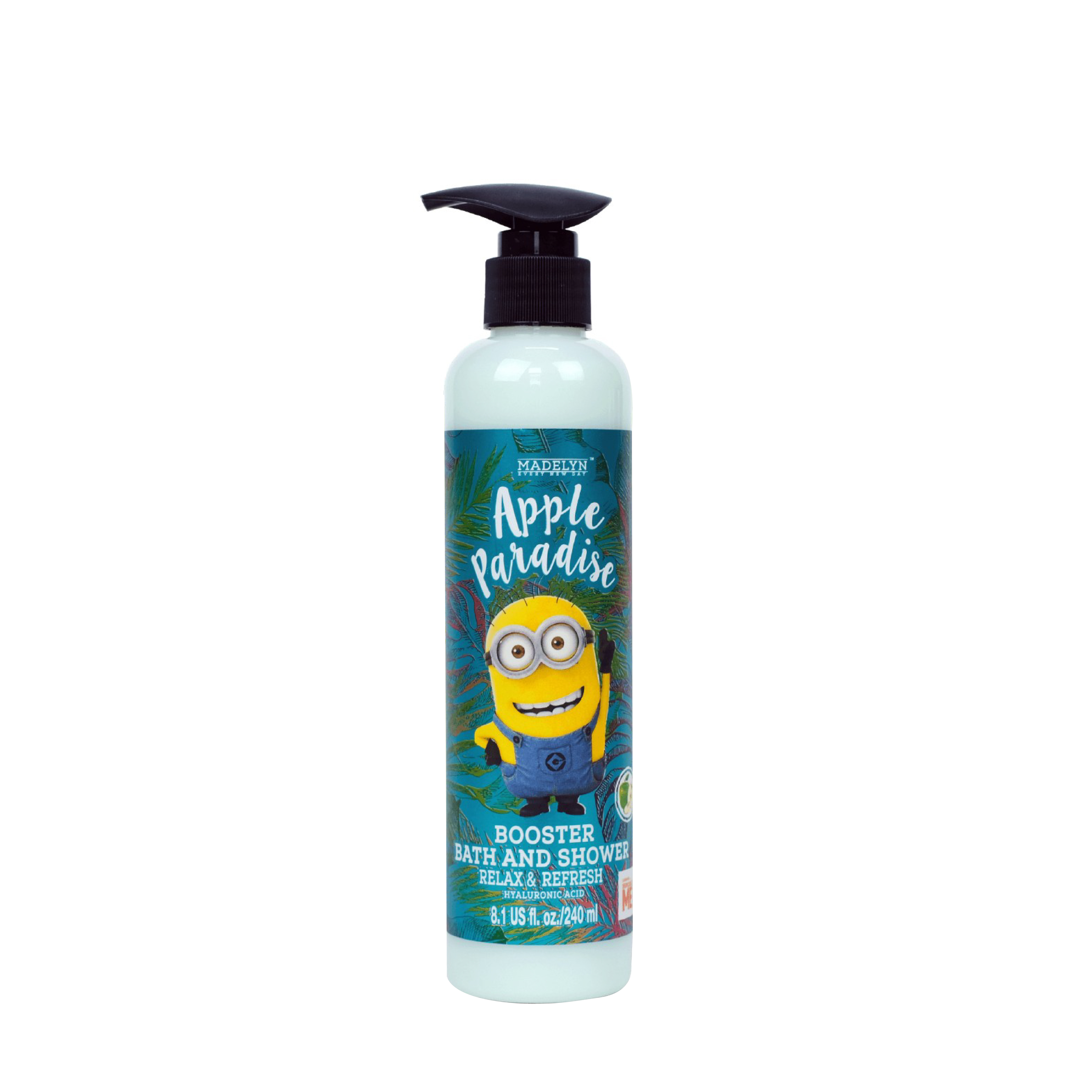 Sữa Tắm Dưỡng Da Hương Táo Xanh ( MADELYN MINIONS BOOSTER BATH AND SHOWER APPLE PARADISE)  240ml