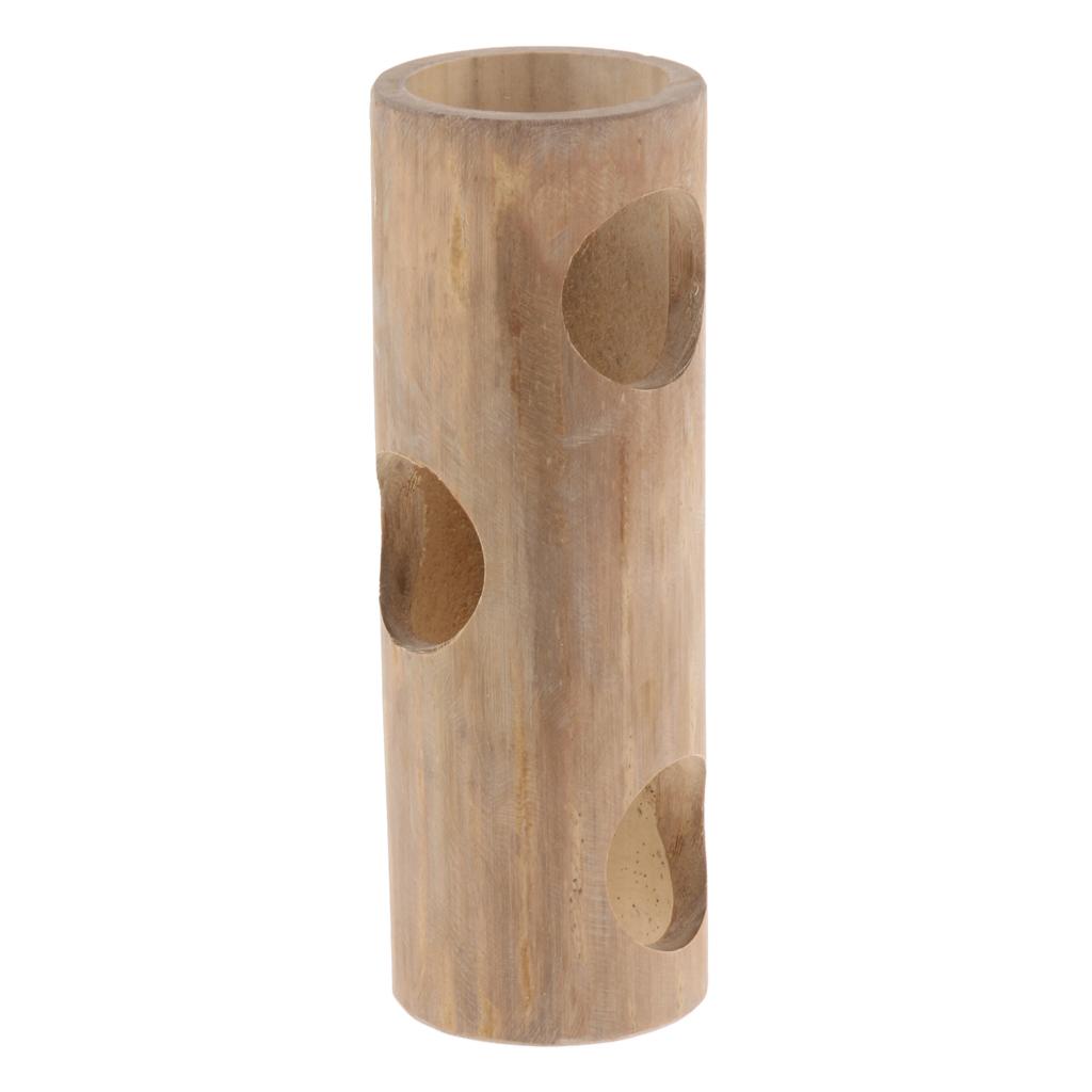 Natural Wooden/ Bamboo Hamster Mice Mouse Rat Gerbil Tunnel Cage Hide Play Toy