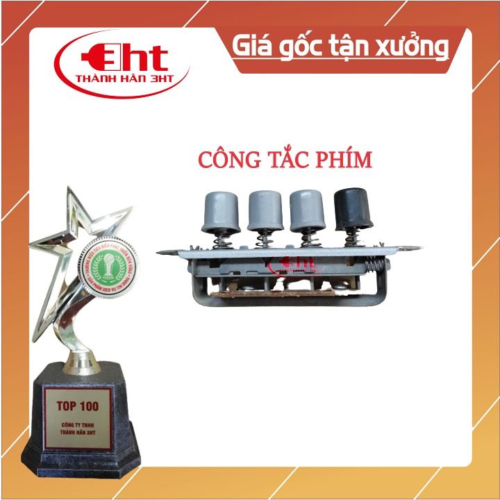 Công tắc quạt bàn 4 nút nhấn - 3ht