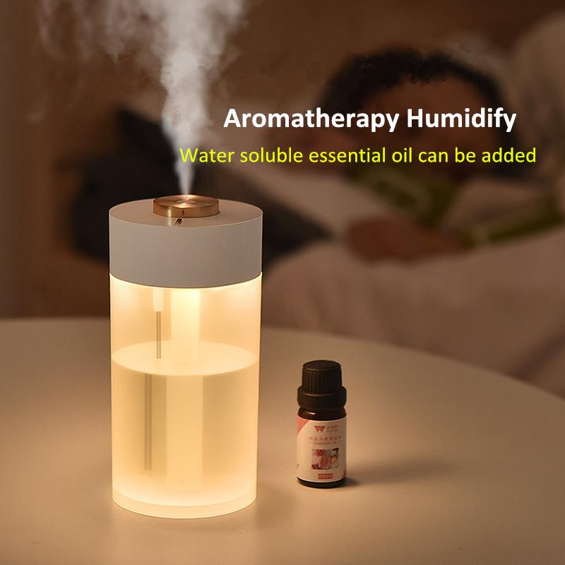 350 Ml Không Dây Máy Phun Sương Tạo Độ Ẩm 800 MAh Di Động Nhà Xe Humidificador Siêu Âm Làm Thơm Phòng Diffuer Máy Lọc Không Khí Phun Sương Tạo