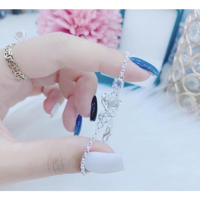Lắc Tay Hồ Ly , Vòng Tay hồ ly cho nữ, Bạc Ta - Bạc Npj