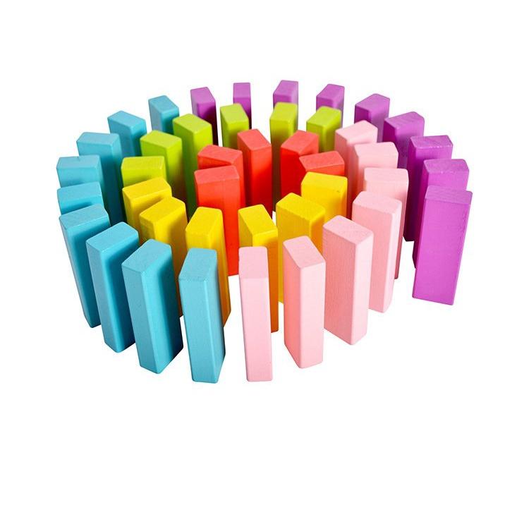 Đồ chơi gỗ trí tuệ- Rút gỗ Màu Sắc 48 thanh size to