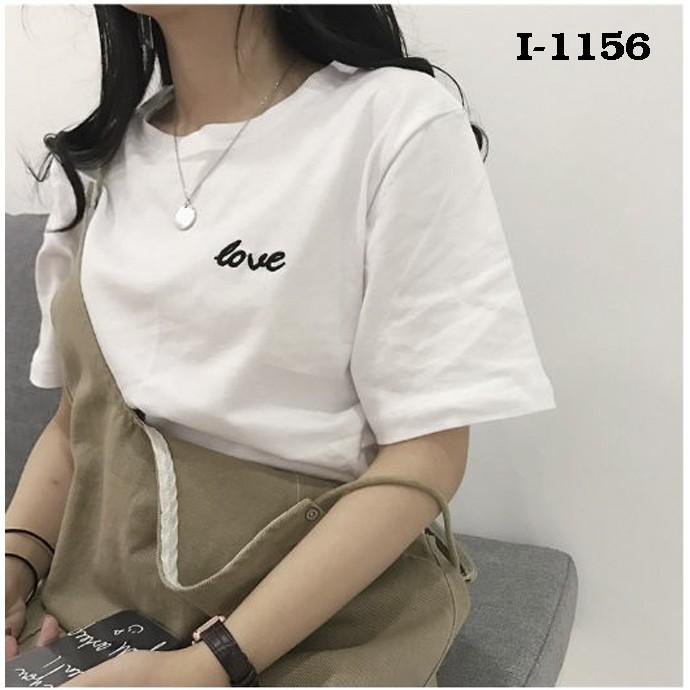 Áo Thun Nữ In Chữ Love Siêu Rẻ