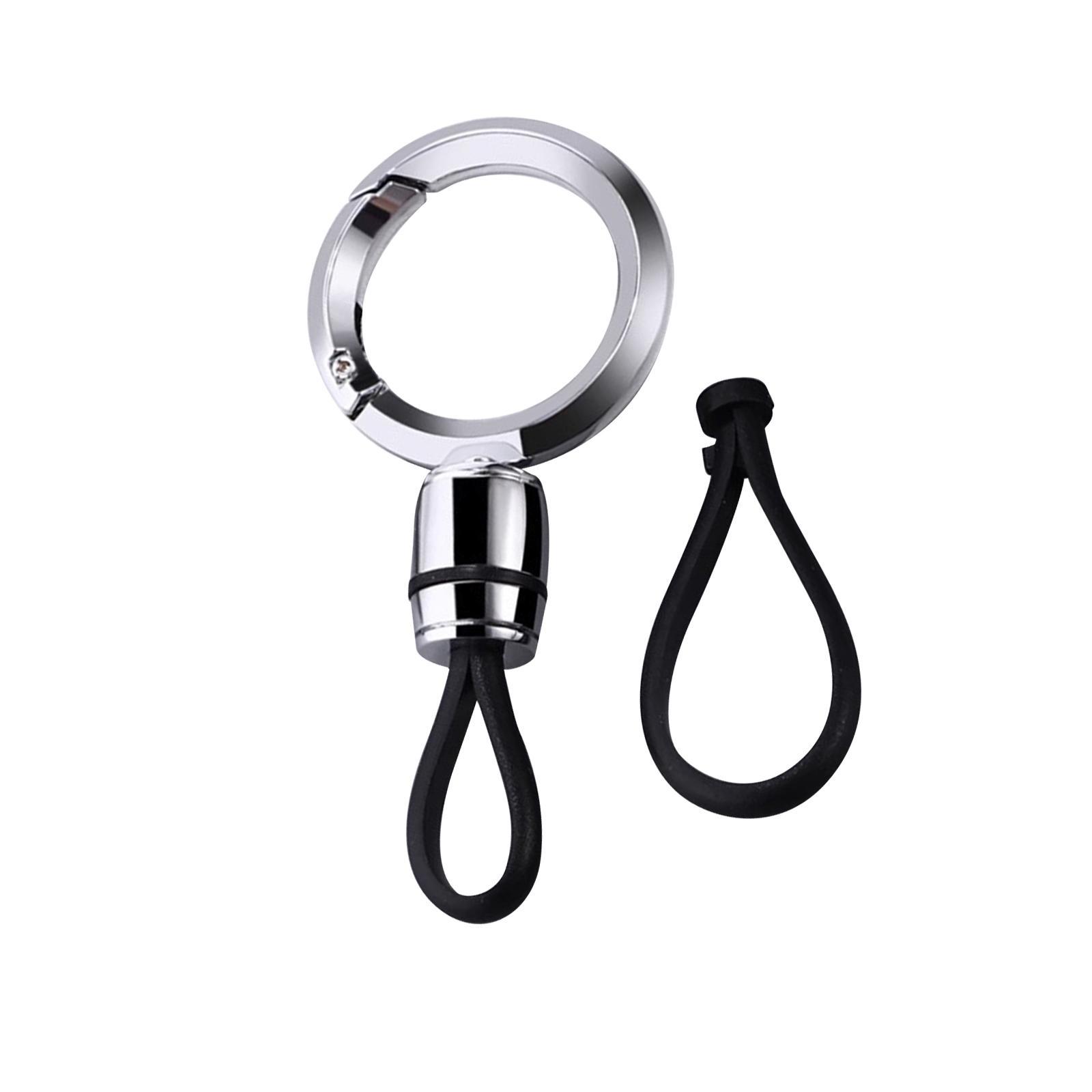 Car Fob Keychain Motorcycle Keychain Anti Lost Universal Key Fob Holder Business Keychain Metal Keyring for Men and Women Keys Backpack