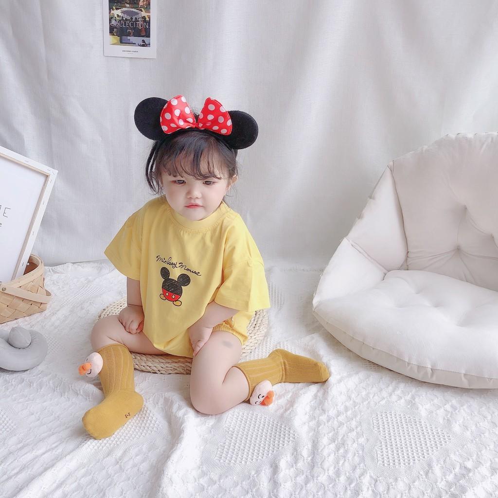 Body cộc tay hoạt hình siêu dễ thương phong cách Hàn cho bé 3-24m