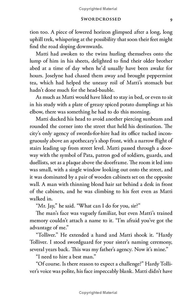 Sách ngoại văn: Swordcrossed