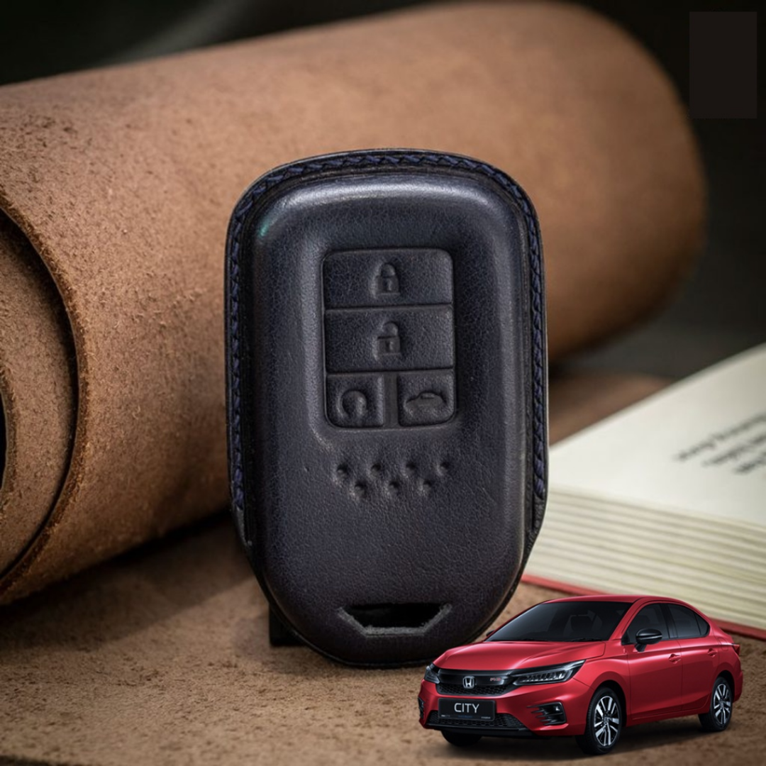 Bao Da Chìa Khóa ô tô HONDA CITY RS | Bọc chìa khóa ô tô da thật khâu tay