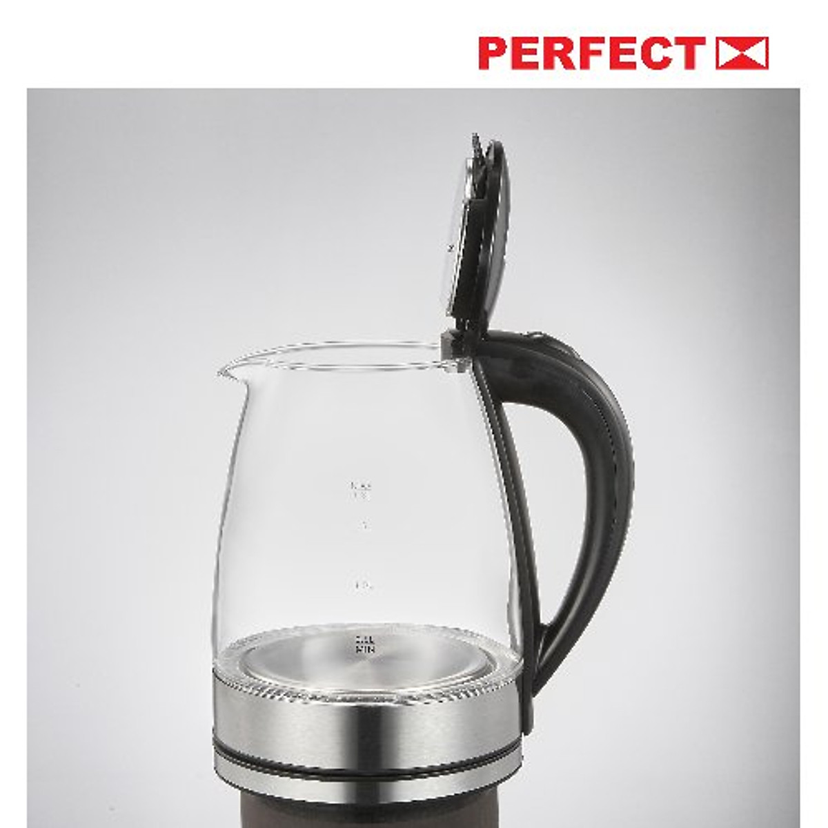Ấm Đun Siêu Tốc Thủy Tinh Perfect PF-IN19 - Hàng Chính Hãng