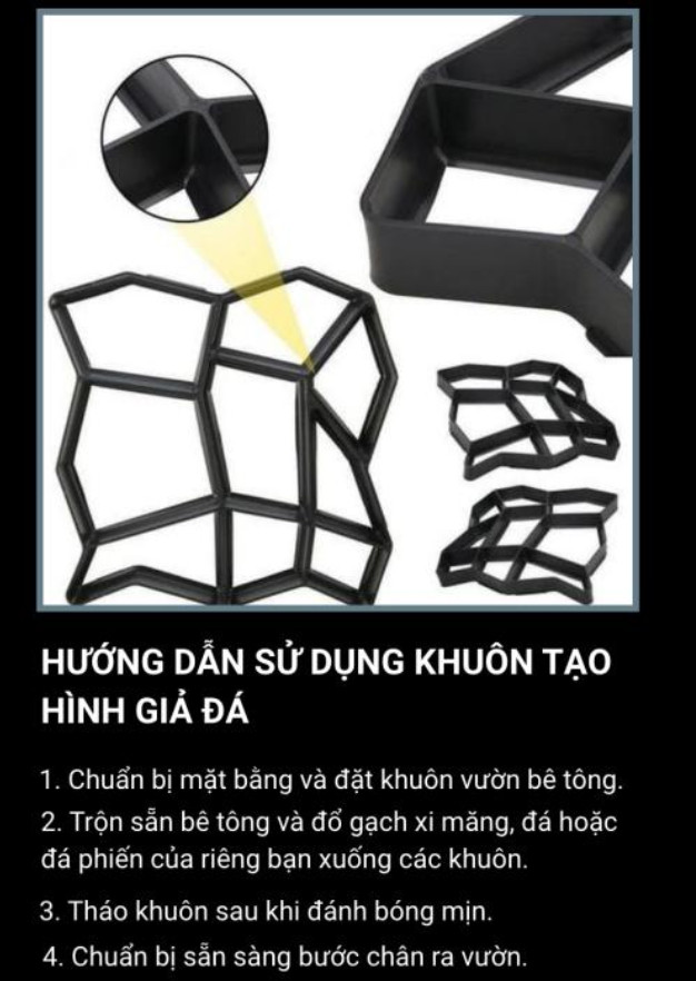 Khuôn tạo hình giả đá