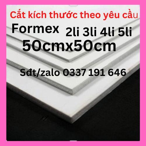 Bìa mô hình khổ vuông 50x50cm - 2mm 3mm 4mm 5mm -