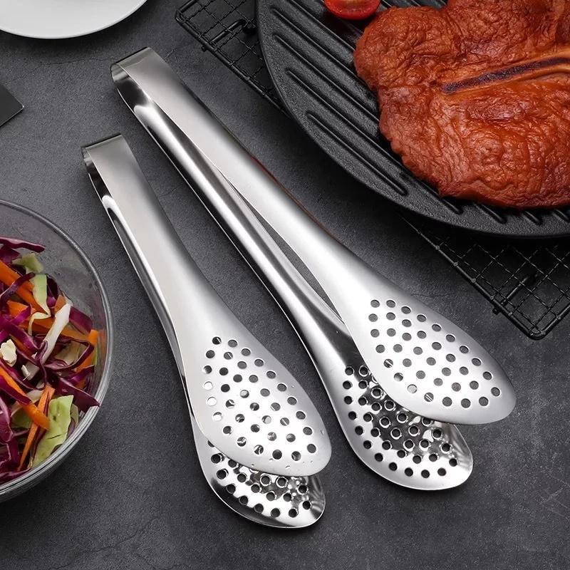 Kẹp Gắp Thức Ăn Cách Nhiệt Bằng Chất Liệu Thép Không Gỉ