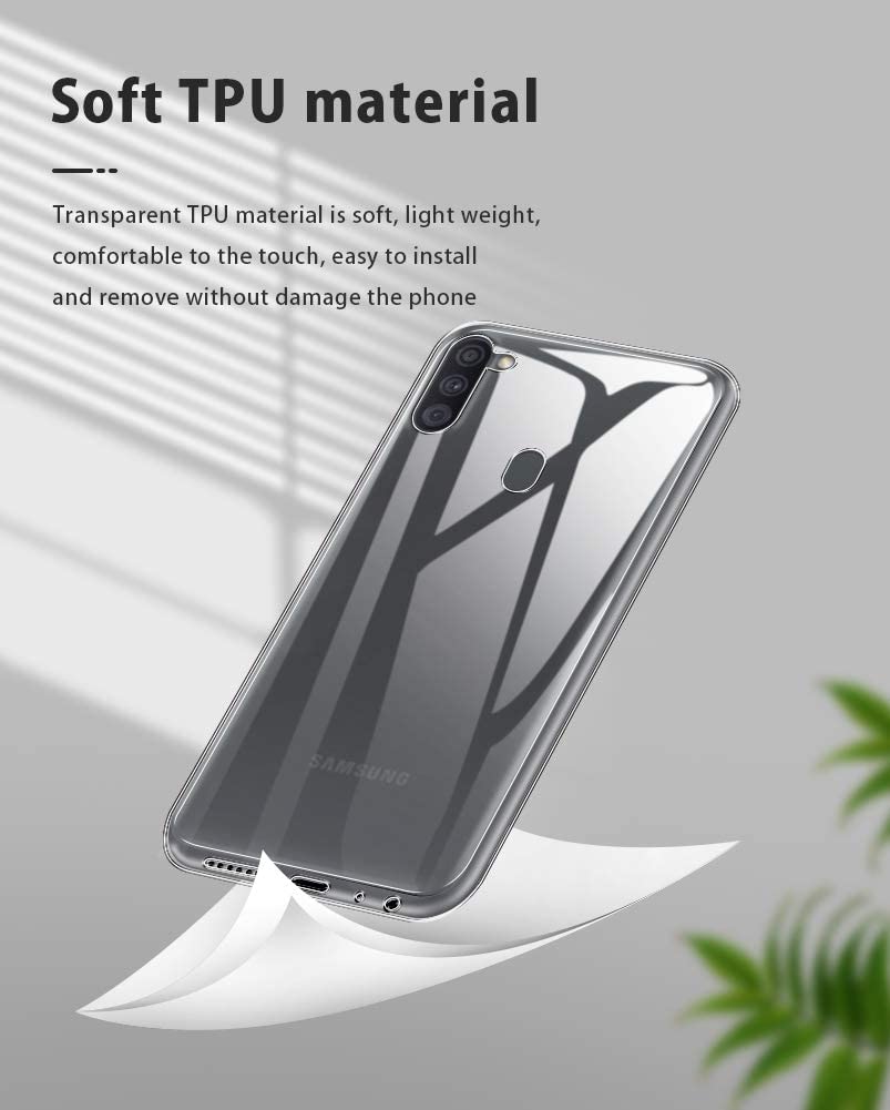 Ốp lưng dẻo silicon cho Samsung Galaxy A11 hiệu HOTCASE Ultra Thin - Hàng nhập khẩu