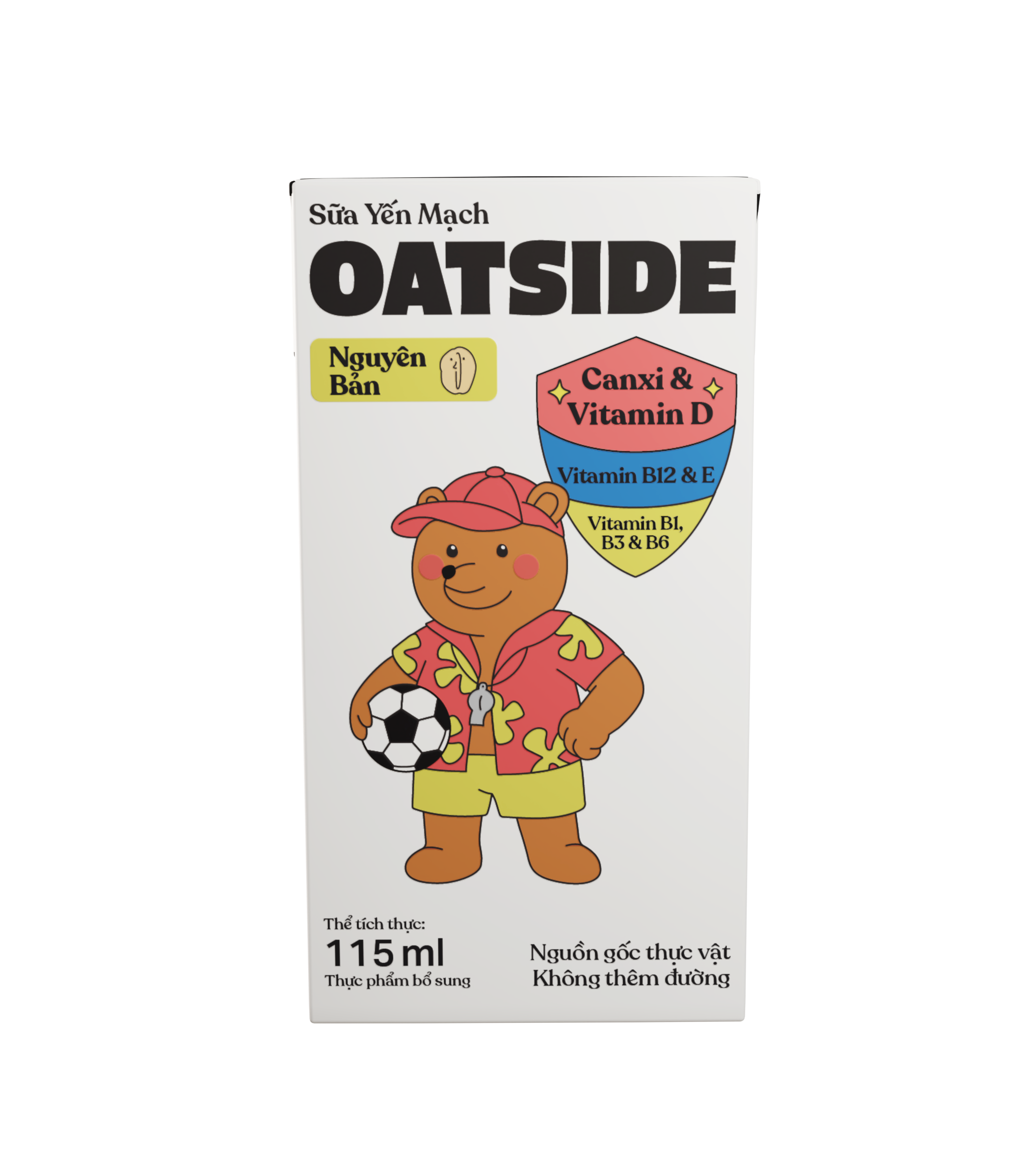 Thùng 40 hộp Sữa yến mạch OATSIDE vị nguyên bản 115ML