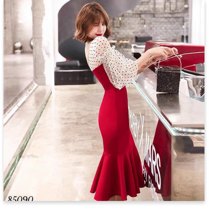 Đầm UMI đuôi cá phối lứa tôn dáng siêu sang cho các chị em THỜI TRANG LANO STORE