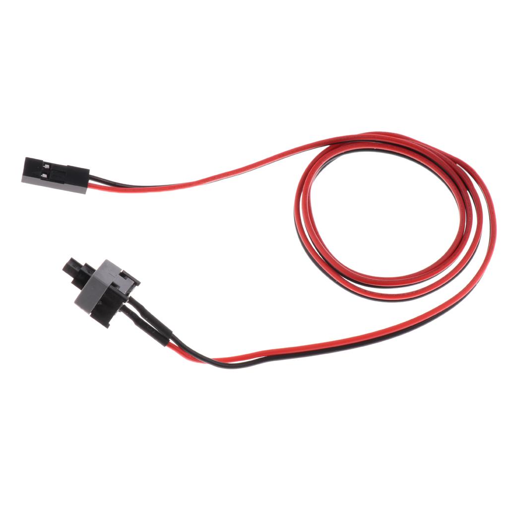 5Pcs Computer Case Power Supply Reset Switch ATX Cable For Motherboard