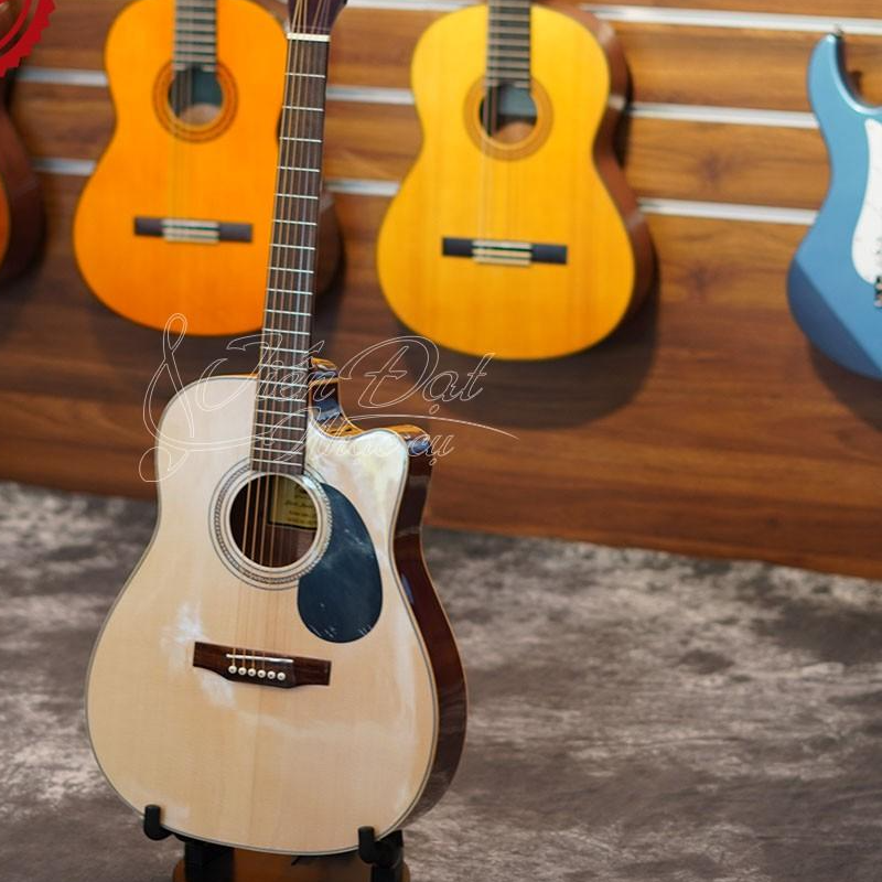 Đàn Guitar Acoustic Việt Nam GA-25HL Mặt Gỗ Thông Nguyên Tấm Cao Cấp