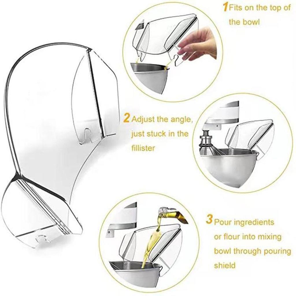 Bowl Pouring Tilt Head For Stand Mixer Attachment