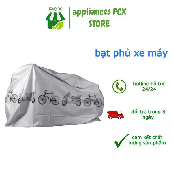 bạt phủ xe máy chống nắng mưa cao cấp