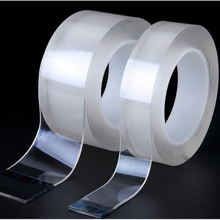 Băng Keo Nano 2 Mặt Siêu Dính Trong Suốt