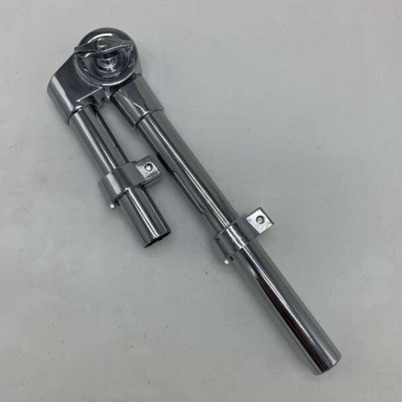 Drum Holder Display Bracket, Tom Drum Mount Stand Hardware, Metal Foldable Tom Holder for Tom Drum, Drummer, Percussion Replacement
