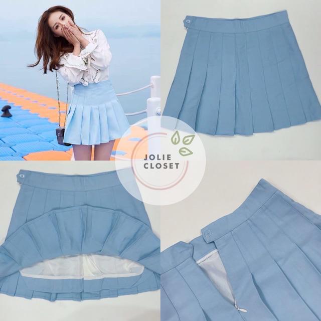 Chân váy xếp ly Tennis Skirt Chữ A Dáng Ngắn Thiết kế xếp ly đẹp rực rỡ