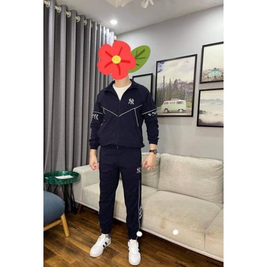 Bộ Thể Thao Nữ, Bộ thể thao nữ phối màu, Bộ Thu Đông, Chất Gió 2 lớp (Vải xuất dư