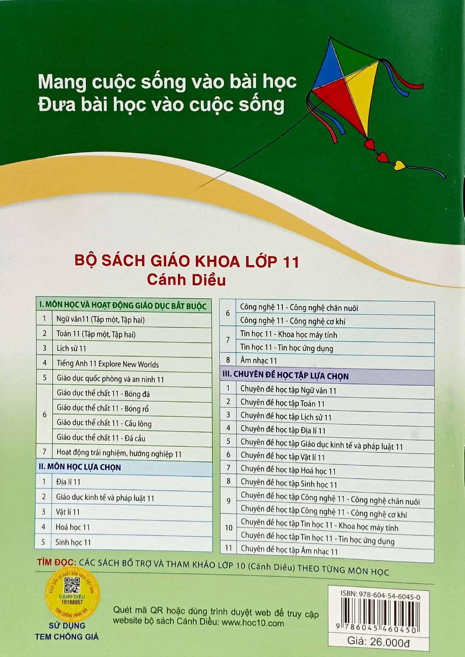 Bài Tập Giáo Dục Quốc Phòng An Ninh 11 (Cánh Diều) (2023)