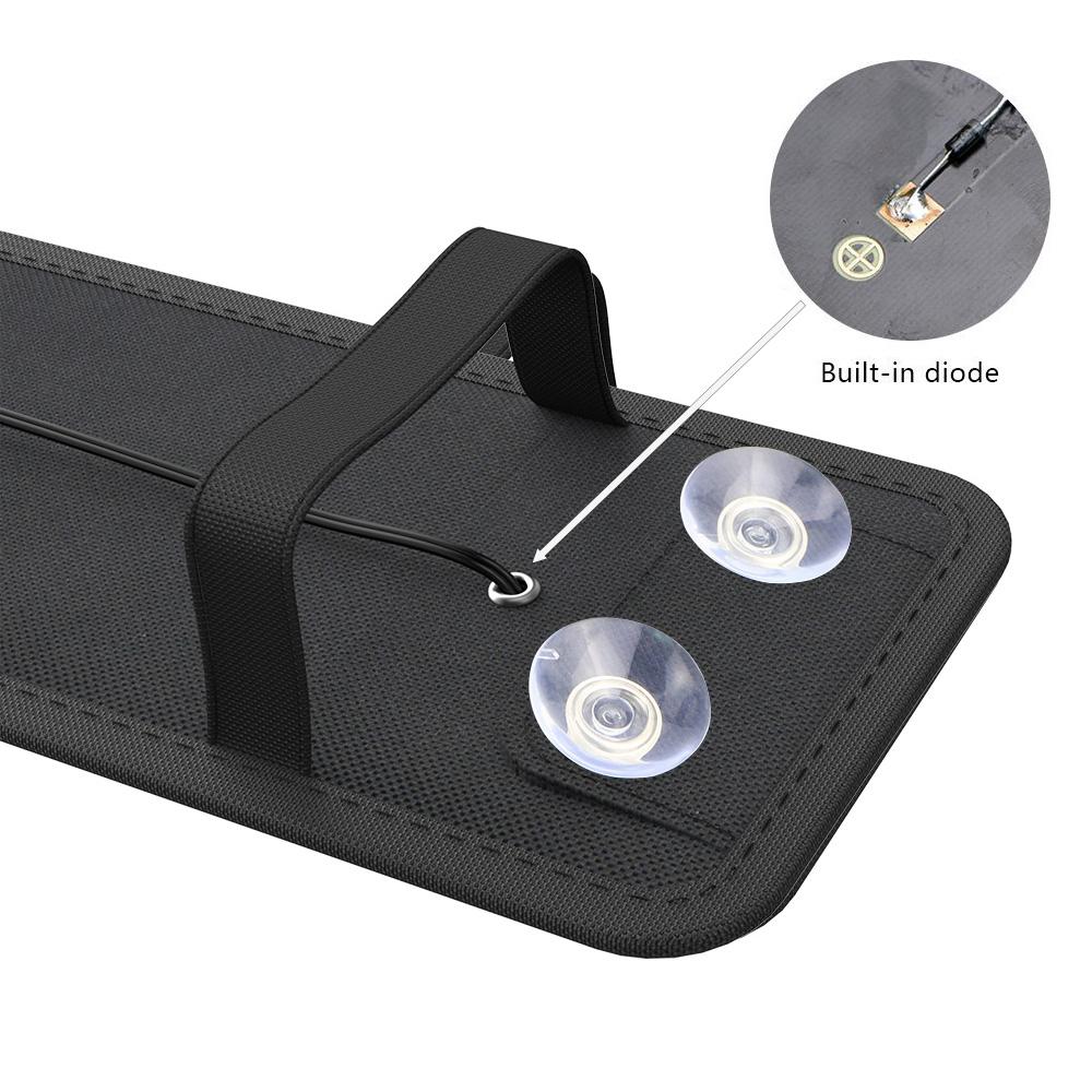 ALLPOWERS Bộ sạc pin ô tô năng lượng mặt trời 5V 12V 18V 6W 7.5W Bộ sạc duy trì năng lượng mặt trời cho RV Boat Vehicle Cabin Xe máy, v.v. Màu sắc: 6W