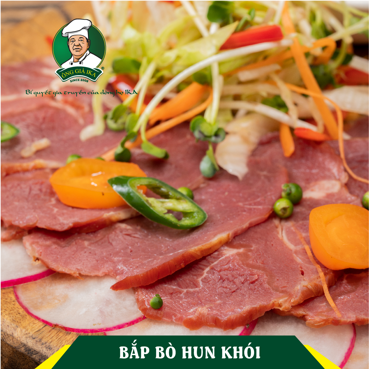 Bắp bò hun khói 200g