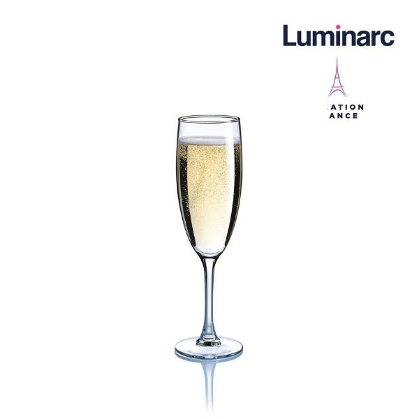 Ly Rượu Champagne Thuỷ Tinh Luminarc Elegance 170ML - bộ 6 cái - 12063