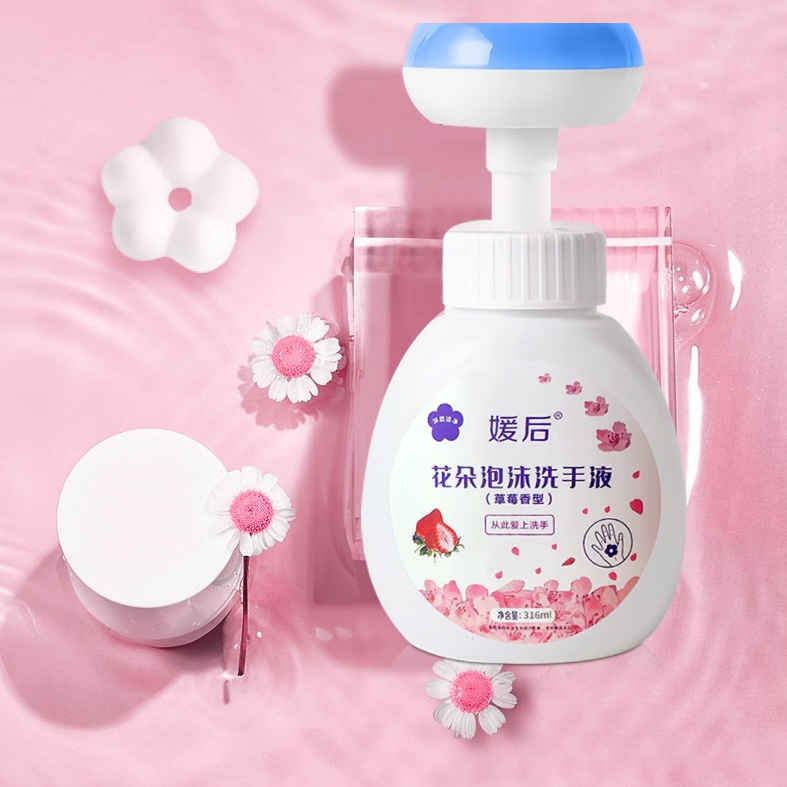 Nước Rửa Tay Tạo Bọt Hình Bông Hoa An Toàn Dịu Nhẹ 316ml Cho Làn Da Nhạy Cảm