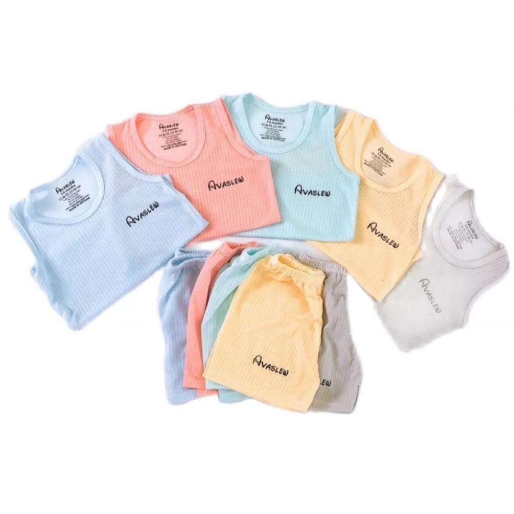 Bộ cotton giấy cho bé trai và gái từ 5-15kg