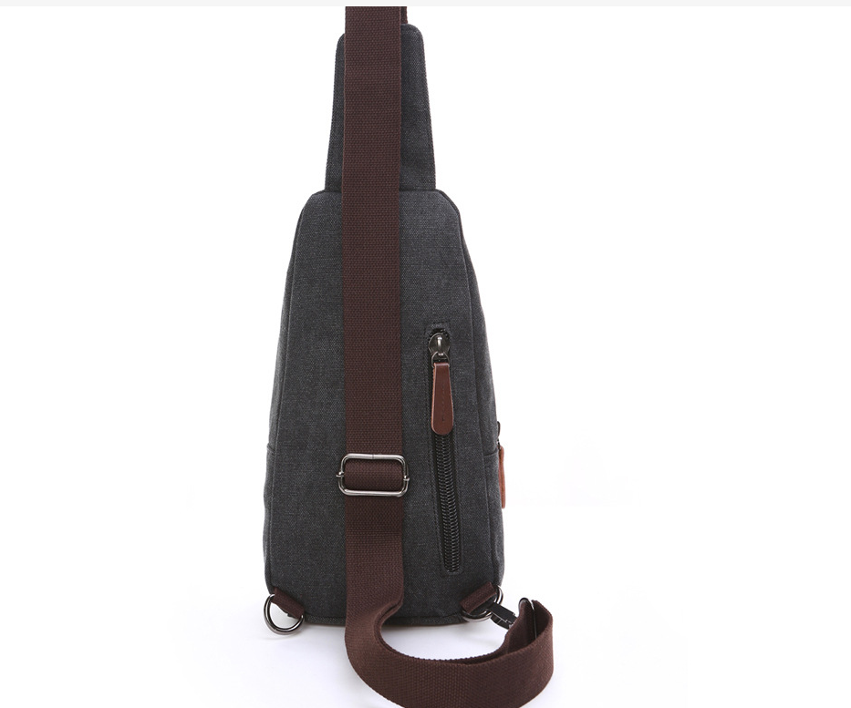 Túi đeo chéo đeo trước ngực nam vải canvas đa năng cao cấp phong cách mới