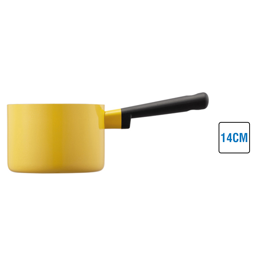 Nồi 1 Tay Cầm Decor Lock&amp;amp;Lock Milk LDE1142 (14cm) - Màu Vàng
