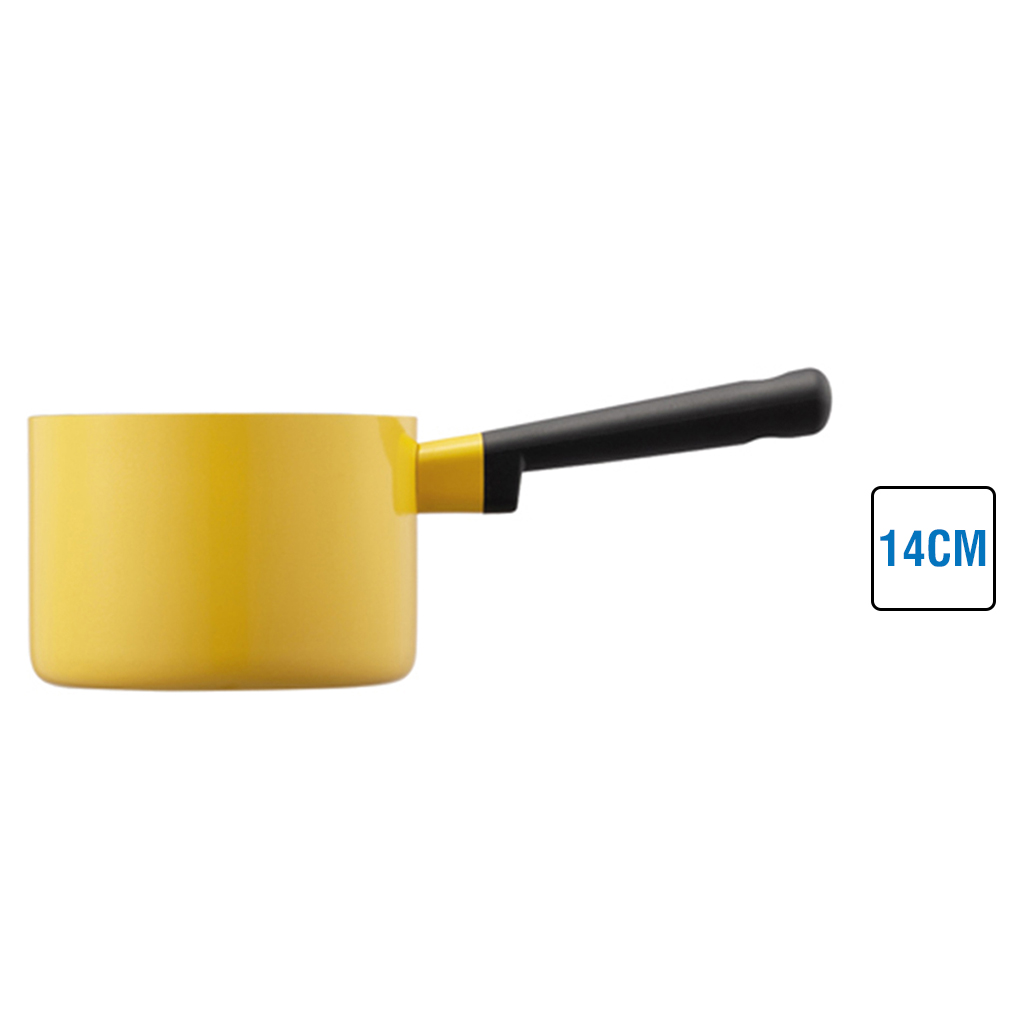 Nồi 1 Tay Cầm Decor Lock&amp;Lock Milk LDE1142 (14cm) - Màu Vàng