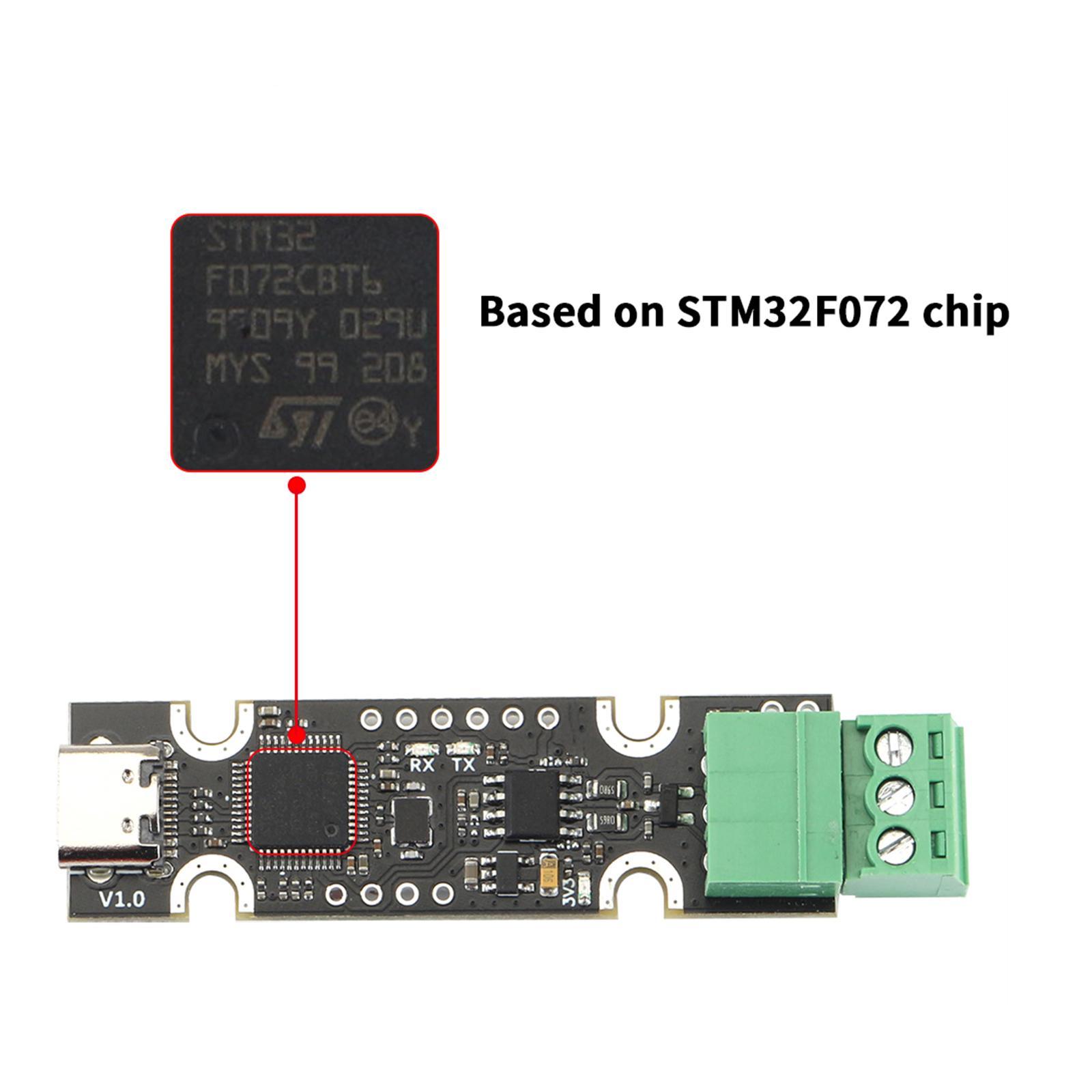 USB to Can Adapter based On STM32F072 Replace 3 Pin Terminal for Candlelight