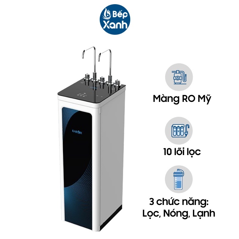 Máy Lọc Nước Nóng Lạnh Karofi KAD-D52 - 10 Lõi Lọc - Hàng Chính Hãng