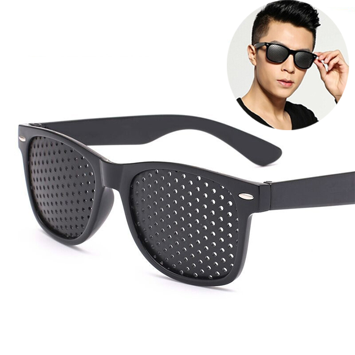 Kính Mát, Kính Râm Bản Dày Chấm Lỗ Độc Đáo Mắt Vuông Cạnh Tròn Chống Nắng, Chống Lóa UV