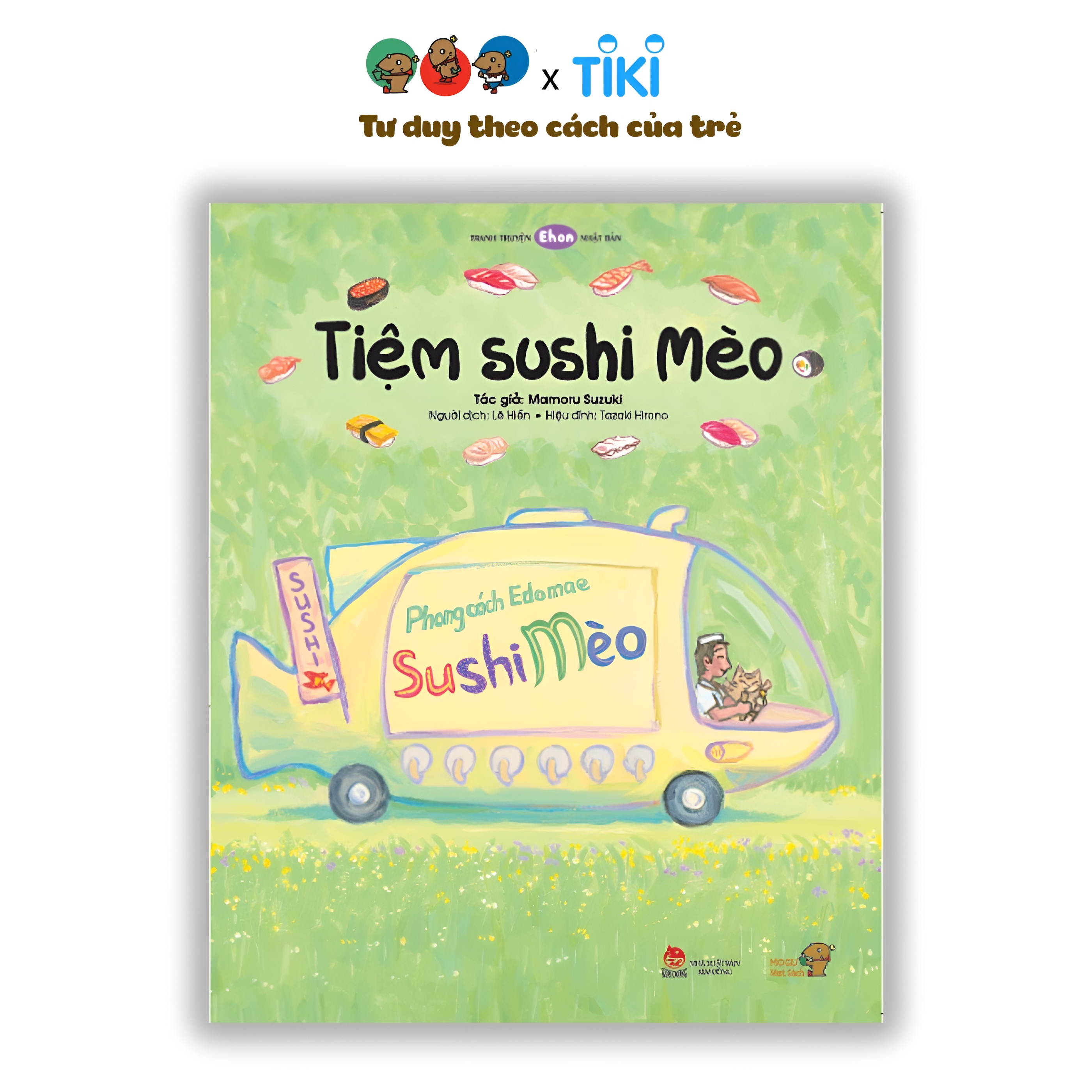 Ehon Phát triển quan sát cho bé 3 6 tuổi - Tiệm Sushi Mèo