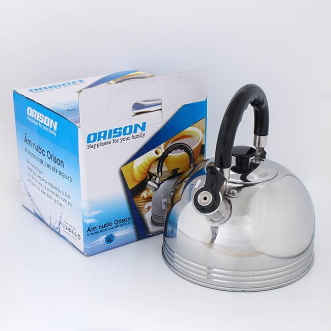 ẤM ĐUN NƯỚC INOX ORISON 4 L CAO CẤP