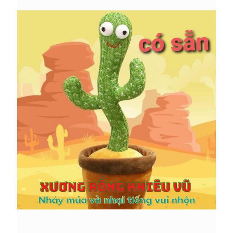 Cây Xương Rồng Khiêu Vũ Nhảy Múa Phát Ra Âm Thanh Vui Nhộn - Xương rồng nhại tiếng