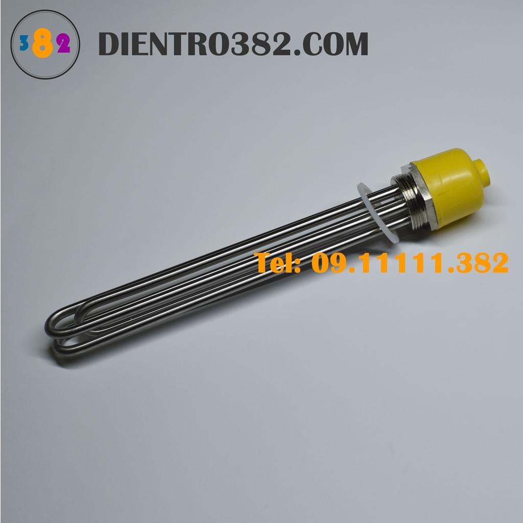 Điện trở củ ren phi 48, thanh nhiệt phi 48 inox 304 - Điện trở 382