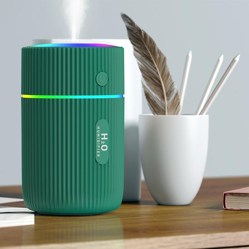 CDEN Máy Tạo Độ Ẩm Phun Sương Di Động Siêu Âm Thanh Mini Máy Tạo Độ Ẩm Không Khí Khuếch Tán Cho Nhà Xe Hơi USB Phun Sương Tạo Ẩm Hình Ếch Con Máy Làm Có Đèn LED Ban Đêm Lâm
