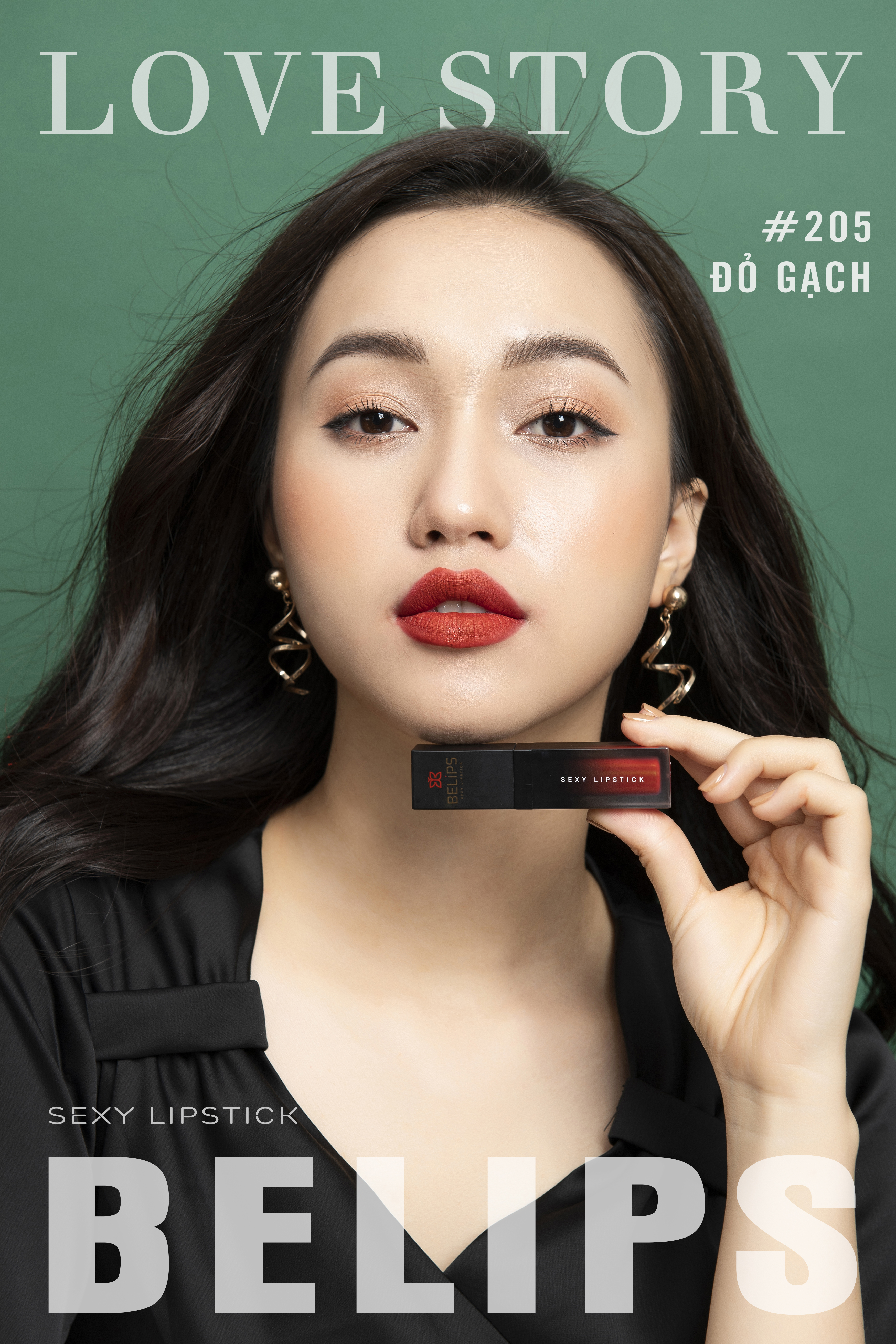 Son Kem Lì Mỏng Nhẹ Mềm Môi Belips Sexy Lipstick 100% thiên nhiên không chì an toàn cho bà bầu